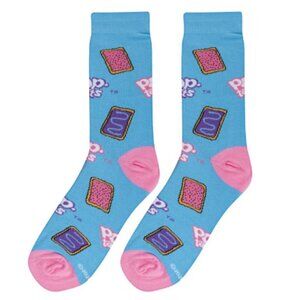 Blue and Pink Pop Tarts Casual Socks